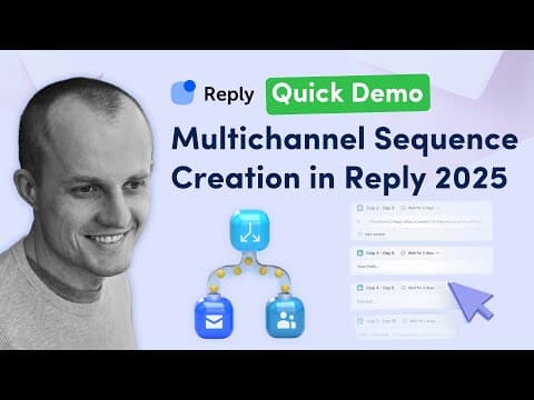 How to Set Up Your Reply.io Account & Launch Multichannel Sequences [Full Demo 2025] video thumbnail