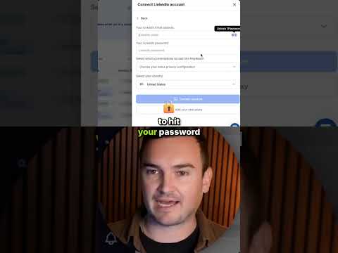 How to set up an automated LinkedIn outreach campaign in HeyReach connect accounts, create campaigns video thumbnail