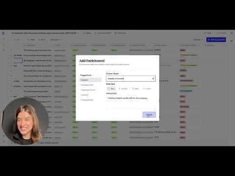 Websets Demo - finding opensource companies video thumbnail