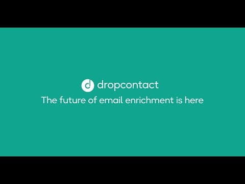 Dropcontact - how it works video thumbnail
