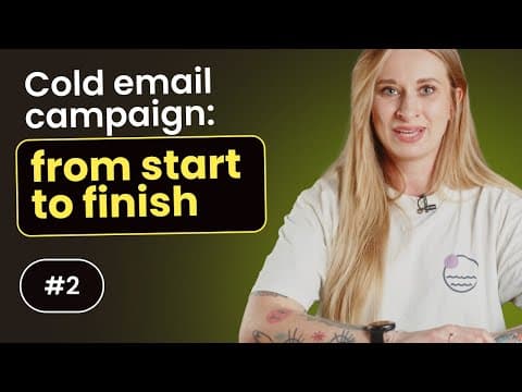 Your first cold email campaign – step-by-step (Woodpecker course for Agencies ep.02) video thumbnail