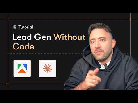 Lead Generation with Claude Code + Apify Skills | No Coding Required video thumbnail